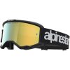 Crossbriller Vision 5 Hone Sort Hvid Alpinestars Voksen – miniature 1
