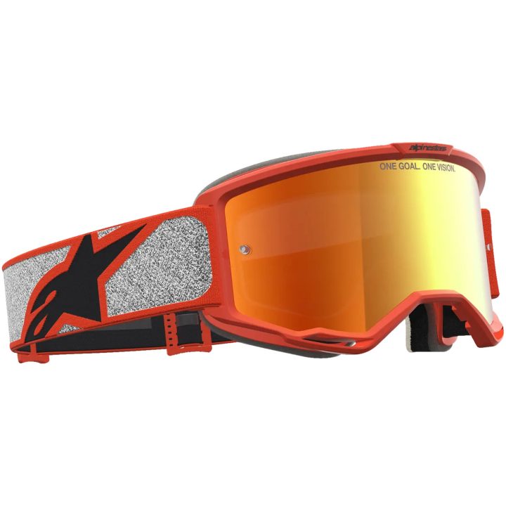 Crossbriller Vision 5 Rora Orange Sølv Alpinestars – billede 3