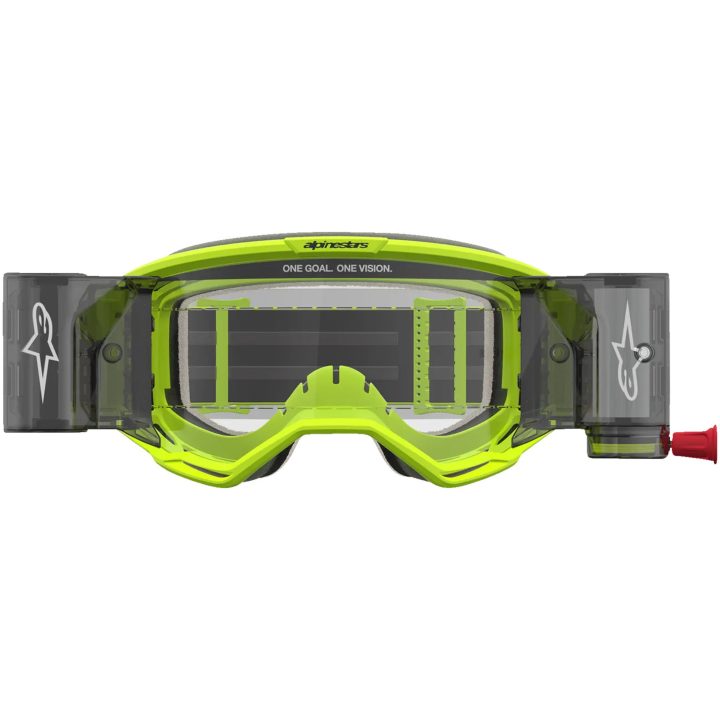 Crossbriller Vision 5 Rora Roll-Off Sort Neongul Alpinestars Voksen – billede 2