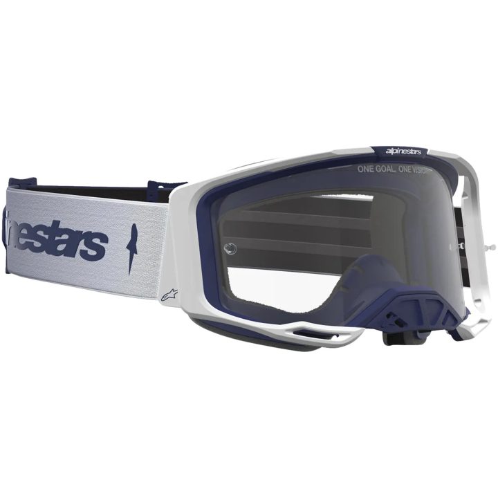 Crossbriller Vision 8 Amber Blå Hvid Alpinestars Voksen – billede 2