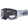 Crossbriller Vision 8 Amber Blå Hvid Alpinestars Voksen – miniature 1