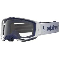 Crossbriller Vision 8 Amber Blå Hvid Alpinestars