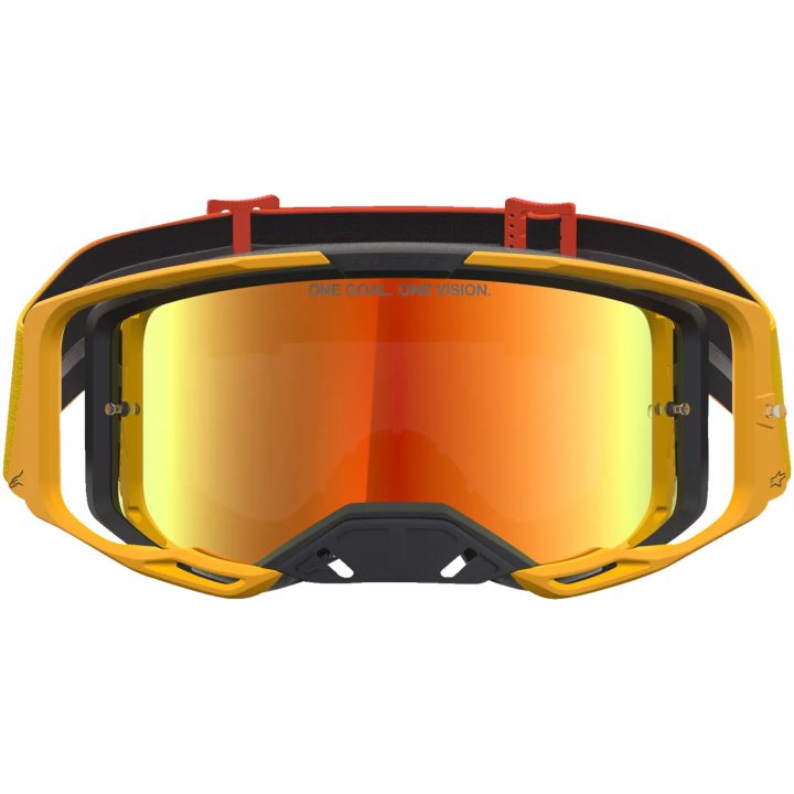 Crossbriller Vision 8 Amber Sort Rød Alpinestars – billede 2
