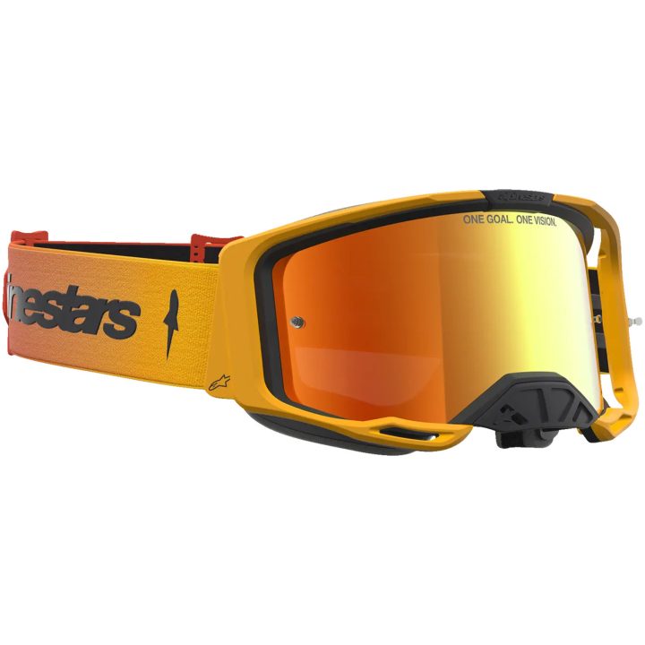 Crossbriller Vision 8 Amber Sort Rød Alpinestars Voksen – billede 4