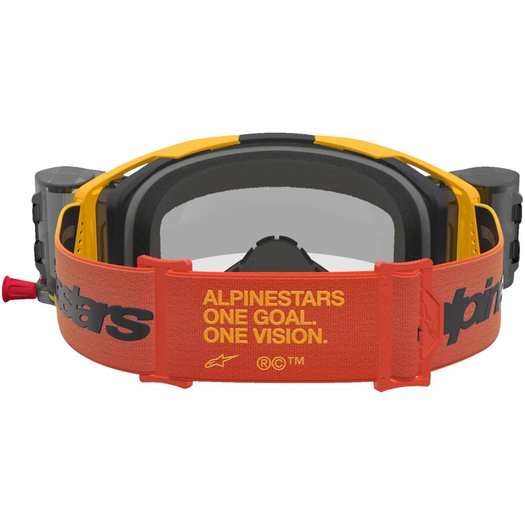 Crossbriller Vision 8 Amber Sort Rød Gul Alpinestars – billede 4