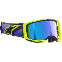Crossbriller Vision 8 Corp Blå Gul Alpinestars