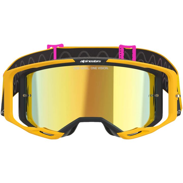 Crossbriller Vision 8 Corp Orange Pink Gul Alpinestars En størrelse – billede 4