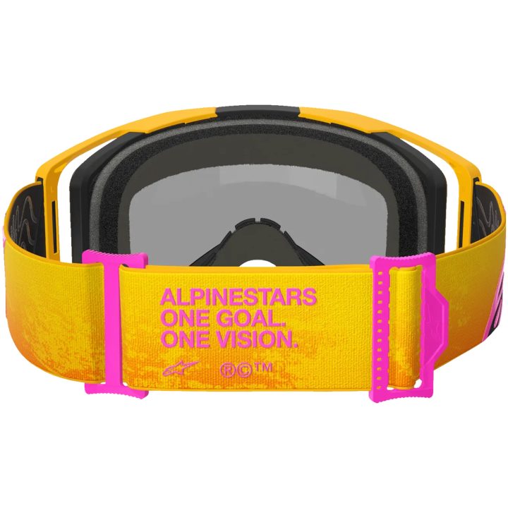 Crossbriller Vision 8 Corp Orange Pink Gul ALPINESTARS GOGGLES En størrelse – billede 2