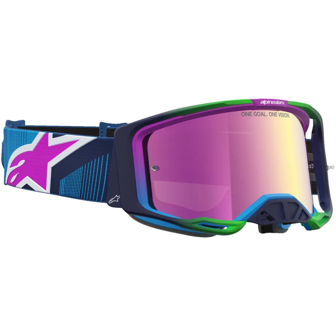 Crossbriller Vision 8 Maven Blå Grøn Lilla Alpinestars – billede 4