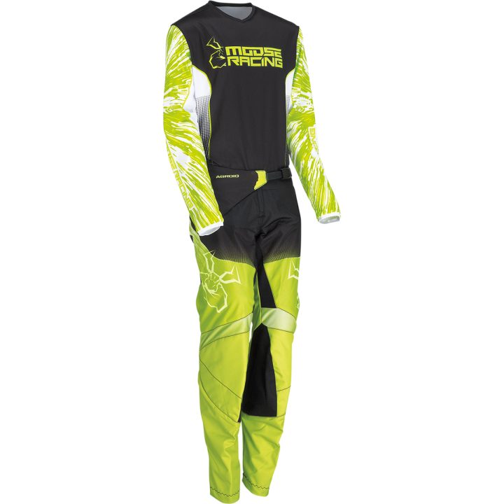Crossbukser Børn Agroid HiViz Gul/Sort MOOSE RACING 18 – billede 3