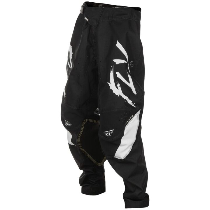 Crossbukser Børn Kinetic Stoke Sort/hvid FLY RACING 22 – billede 4