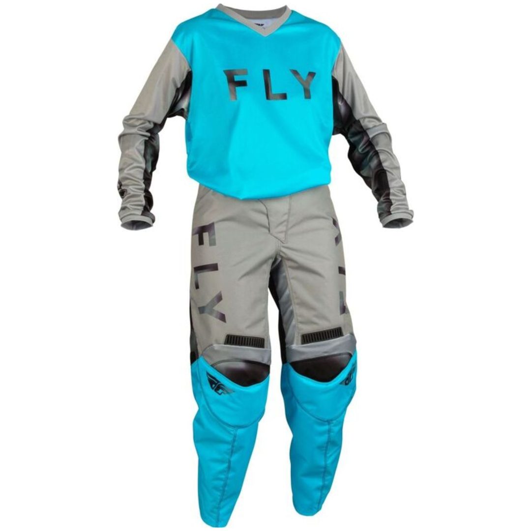 Crossbukser Dame F-16 Lyseblå/Lysegrå FLY RACING 00/02 – billede 3