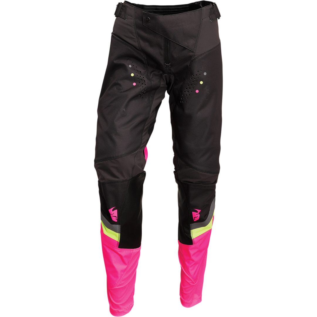 Crossbukser Dame Pulse Grå/Pink Rev THOR 3/4