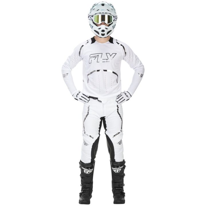 Crossbukser Evolution DST Flash L.E. Hvid/Sølv FLY RACING 36 – billede 5