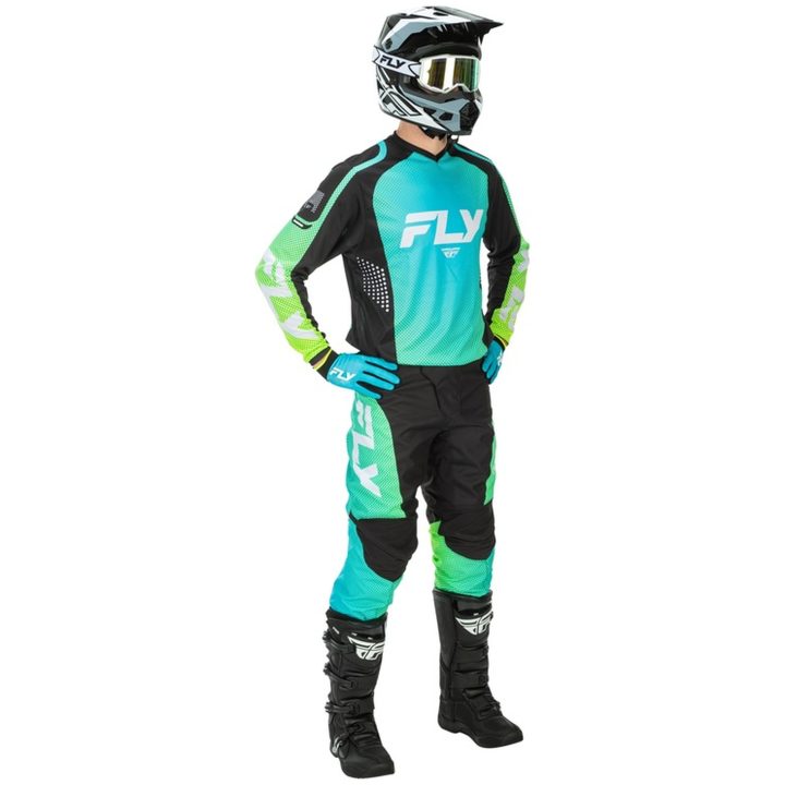 Crossbukser F-16 Aqua/Sort/Hvid FLY RACING 42 – billede 6