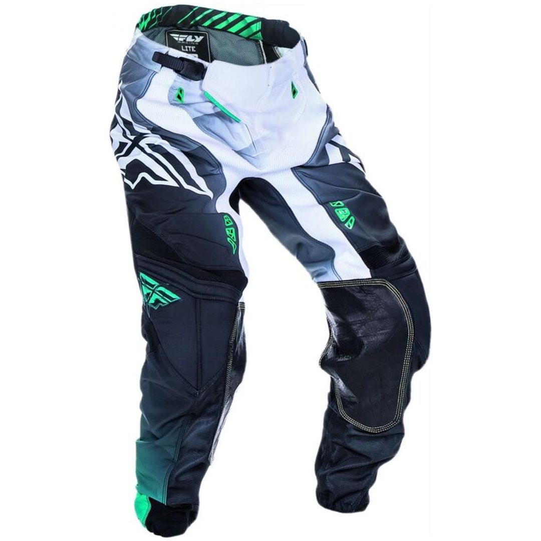 Crossbukser Lite Hydrogen Sort/hvid/teal FLY RACING 28