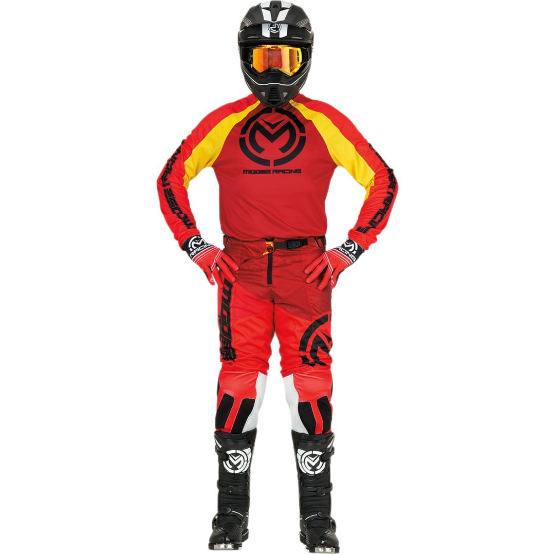 Crossbukser M1 Rød/Gul MOOSE RACING 32 – billede 3