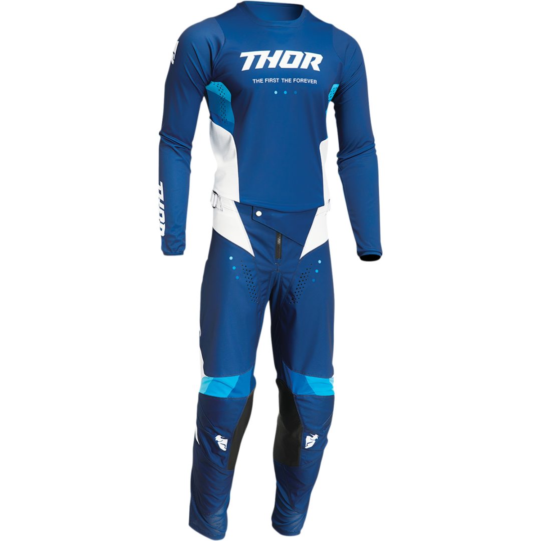 Crossbukser Pulse Navy/Hvid React THOR 40 – billede 6