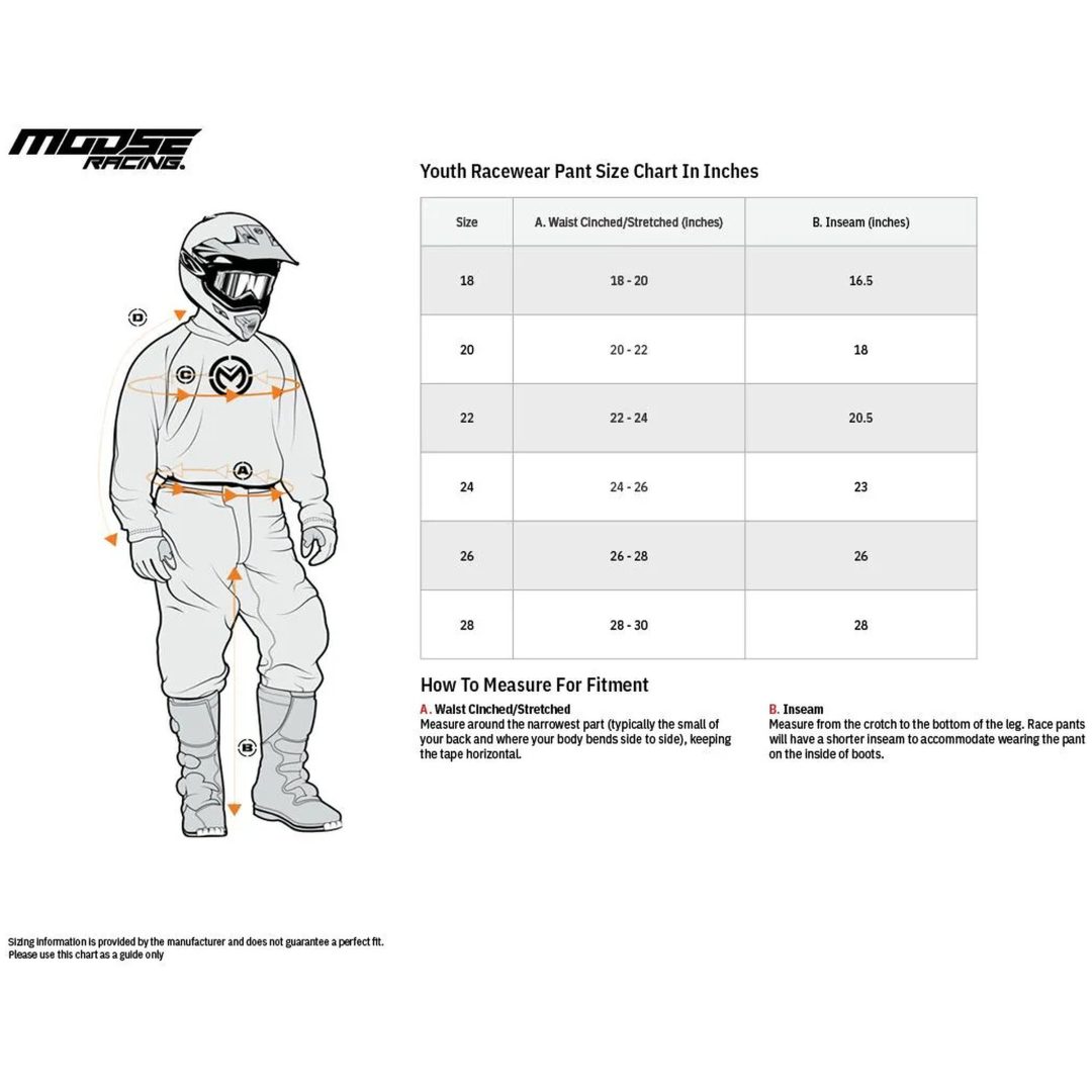 Crossbukser Qualifier Nylon Blå/Rød MOOSE OFFROAD SOFT-GOODS 18 – billede 4