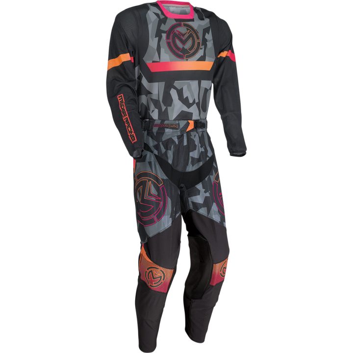 Crossbukser Sahara Stealth Grå/Orange/Sort MOOSE RACING 30 – billede 4