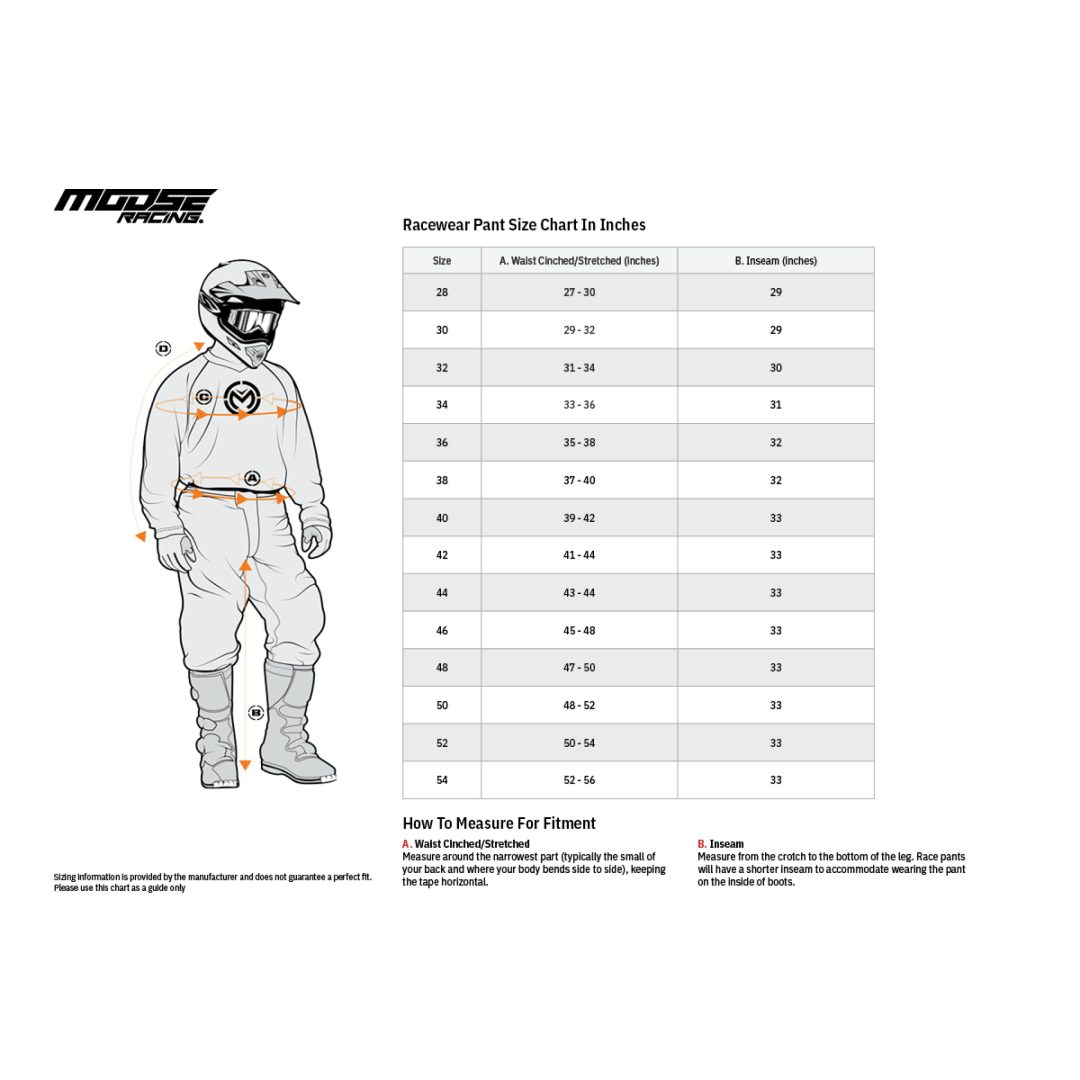 Crossbukser Sahara Stealth Grå/Orange/Sort MOOSE RACING 30 – billede 2