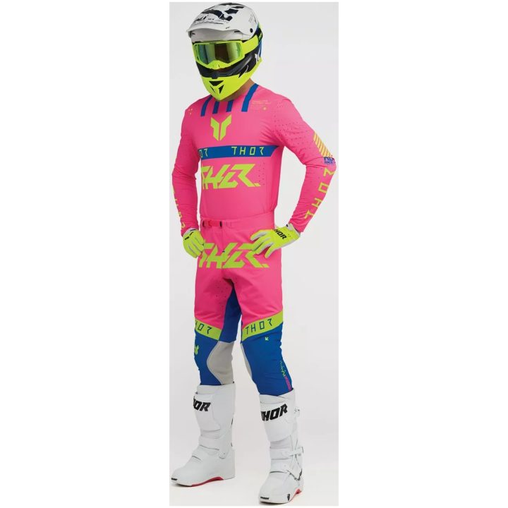Crossbukser Sportmode Flite Blå/Pink/Gul THOR 36 – billede 16