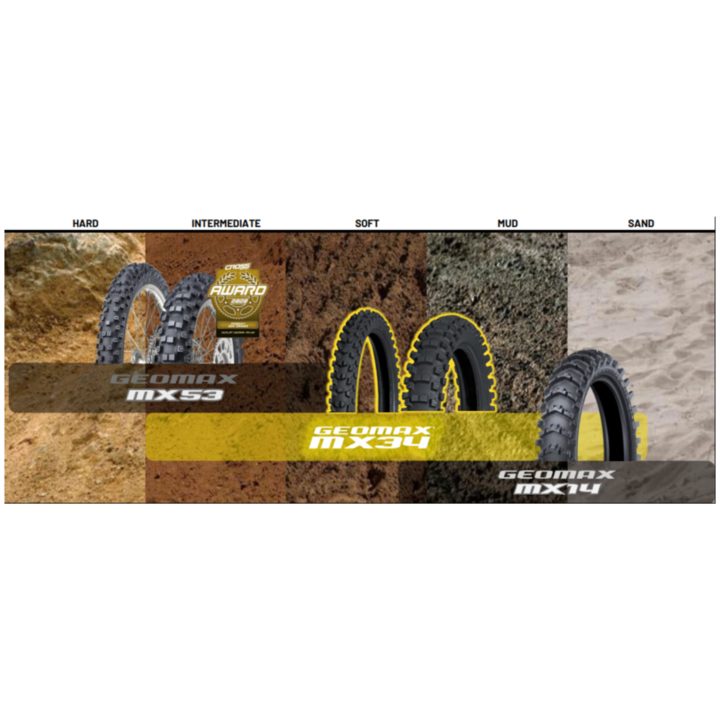 Crossdæk GEOMAX MX34 110/100-18 DUNLOP – billede 3