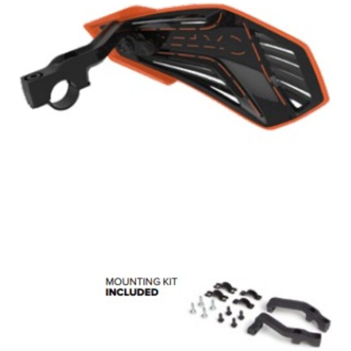 Crosshåndbeskyttere Orange/Hvid POLISPORT – billede 3