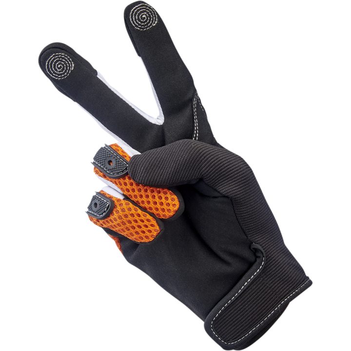 Crosshandsker Anza Sort/Orange BILTWELL XS – billede 7
