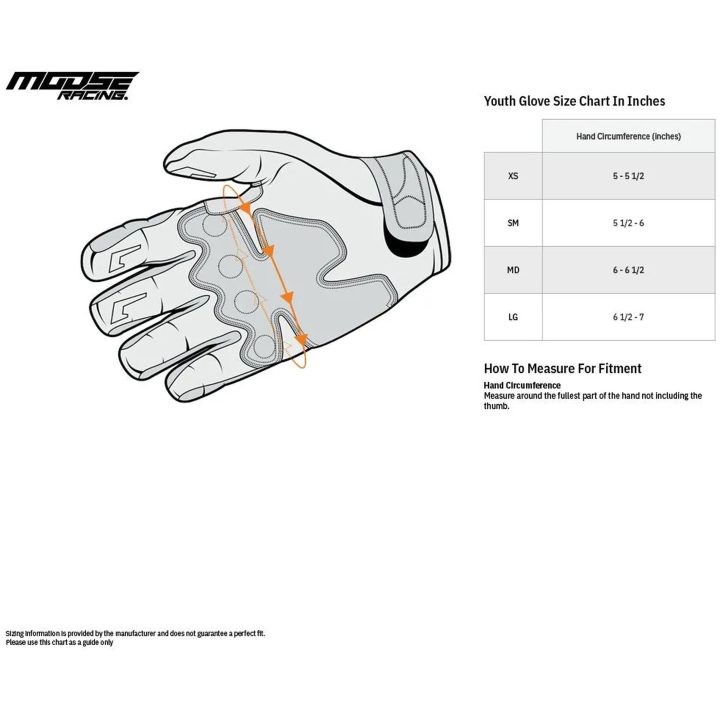 Crosshandsker Børn Sx1 Sort/rød/hvid MOOSE RACING Small – billede 3