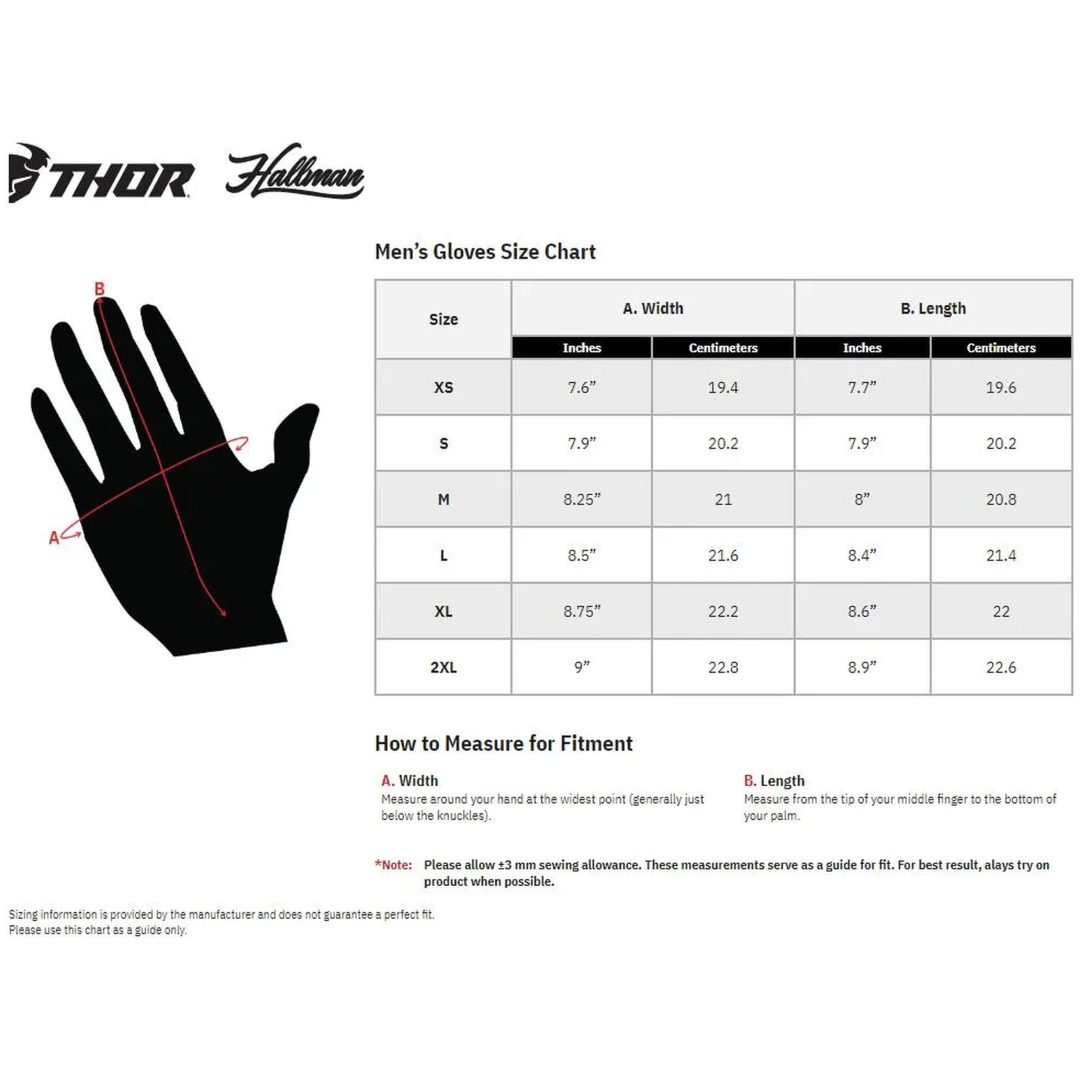 Crosshandsker HALLMAN GP S20 Sort THOR Small – billede 3