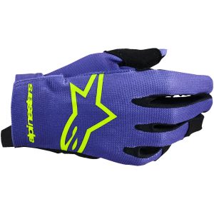 Crosshandsker Radar Lilla/Fluorescerende Gul ALPINESTARS