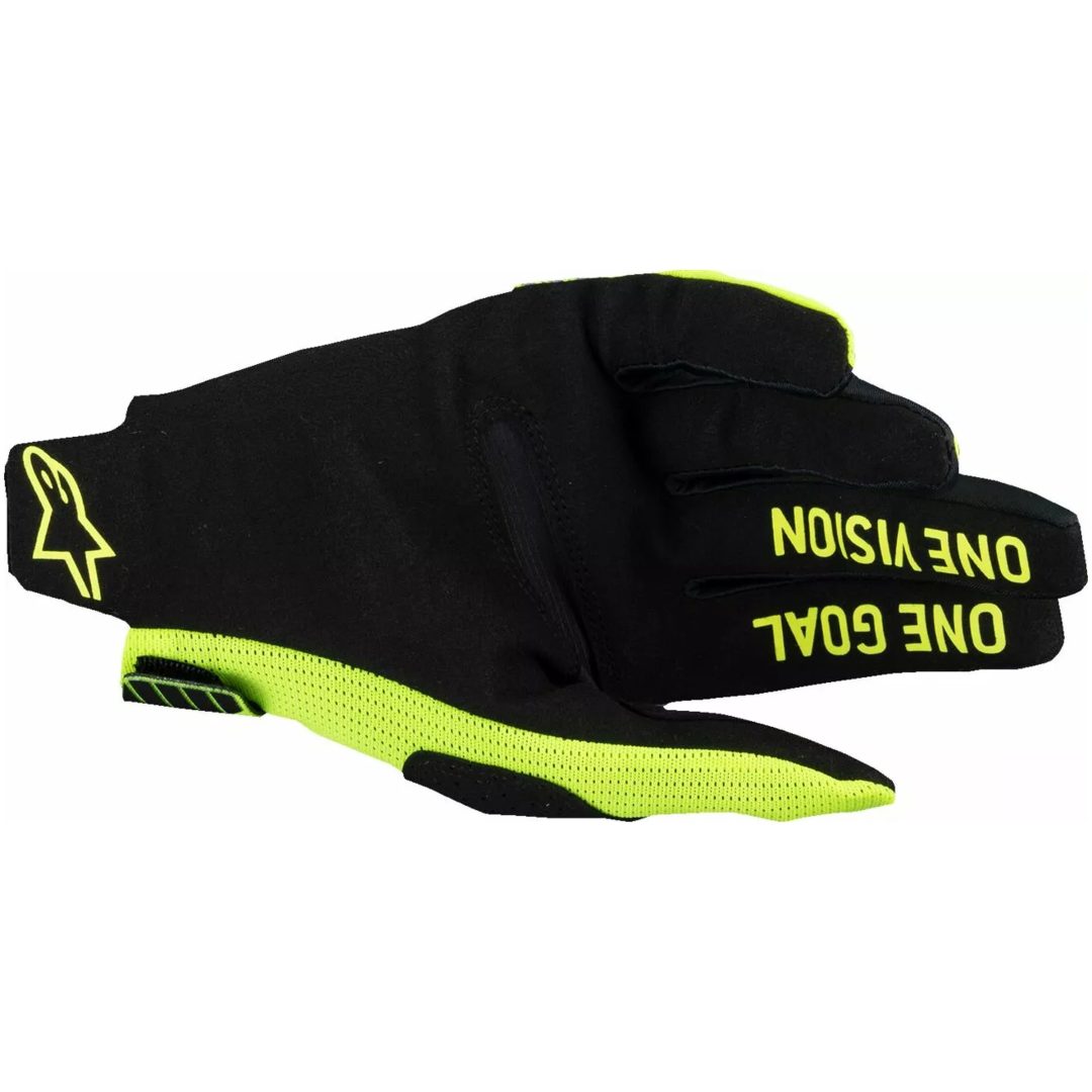 Crosshandsker Radar Pro Sort/Fluorescerende Gul ALPINESTARS Small – billede 2