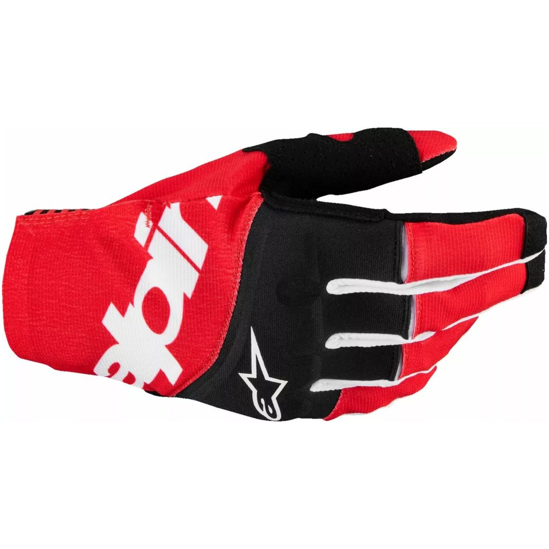 Crosshandsker Techstar Sort/rød ALPINESTARS Small