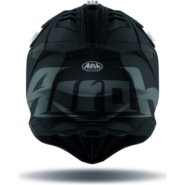 Crosshjelm Aviator 3 Solid Mat Sort Airoh Small – billede 2