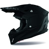 Crosshjelm Aviator 3 Solid Mat Sort Airoh