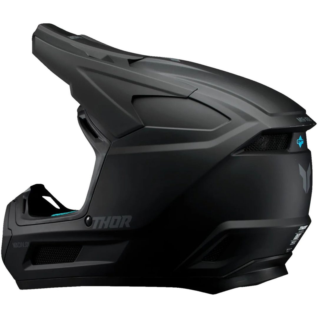 Crosshjelm Børn Fleet Blackout Sort Mat THOR M – billede 3