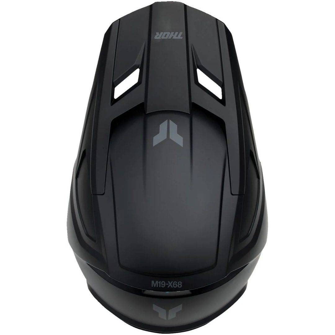 Crosshjelm Børn Fleet Blackout Sort Mat THOR M – billede 4