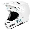 Crosshjelm Børn Formula S Carbon Solid Hvid FLY RACING yl – miniature 1