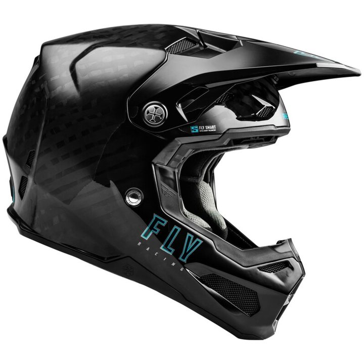 Crosshjelm Børn Formula S Carbon Solid Sort FLY RACING yl – billede 2