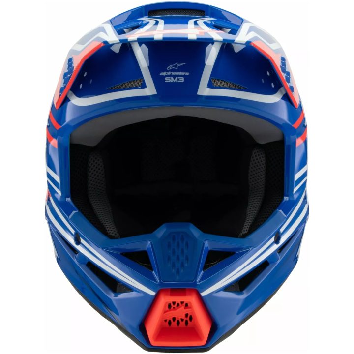 Crosshjelm Børn S-m3 Wurx Sort/blå/rød/hvid ALPINESTARS Small – billede 5