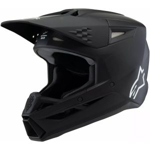 Crosshjelm Børn Supertech M3 Sort ALPINESTARS