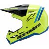 Crosshjelm Børn Supertech M3 Sort/blå/gul ALPINESTARS Small – miniature 2