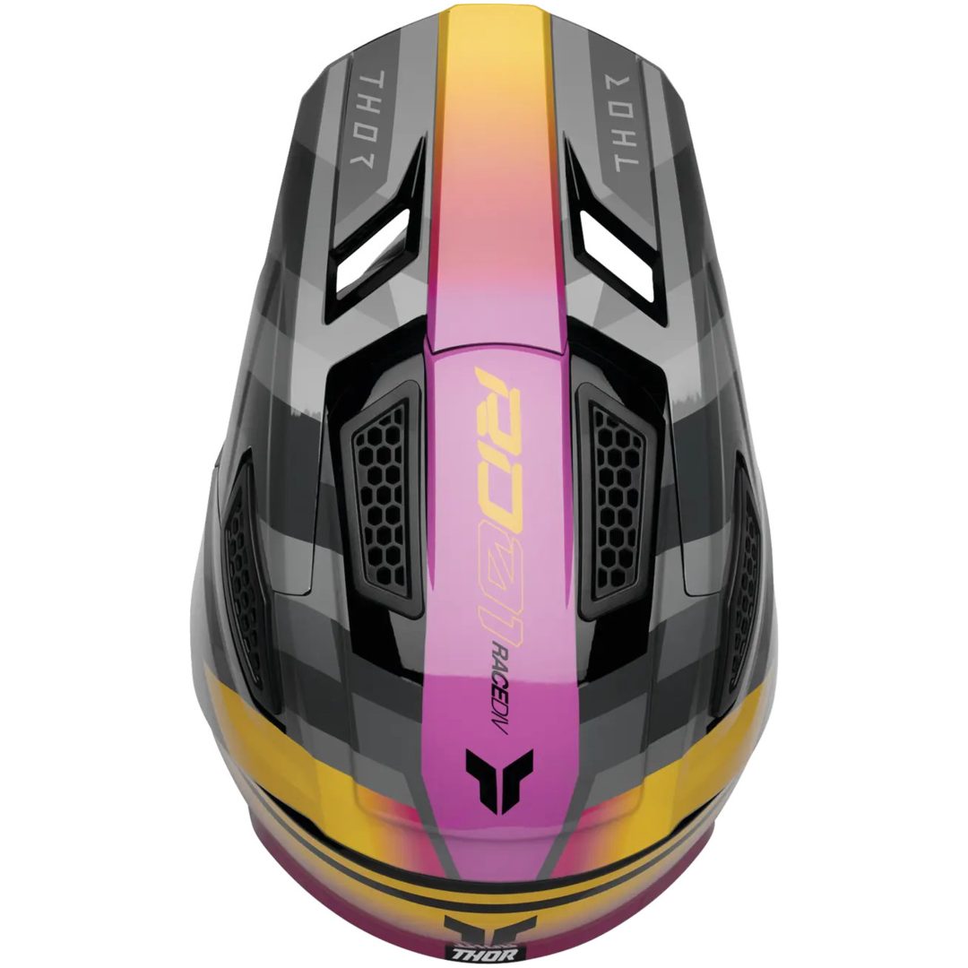Crosshjelm Fleet Camber Magenta Blank THOR XS – billede 3