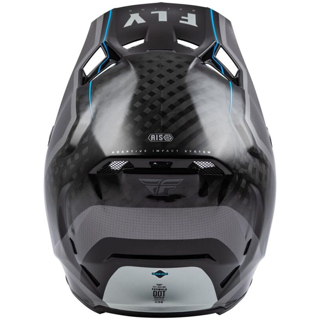 Crosshjelm Formula Carbon Axon Sort/grå/blå FLY RACING XL – billede 3