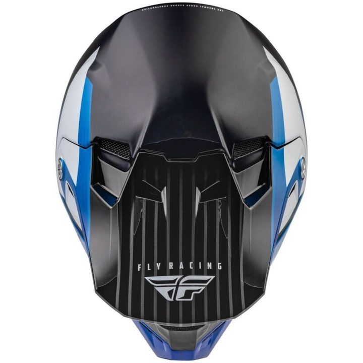 Crosshjelm Formula Carbon Prime Blå/hvid/blå Carbon FLY RACING XL – billede 3