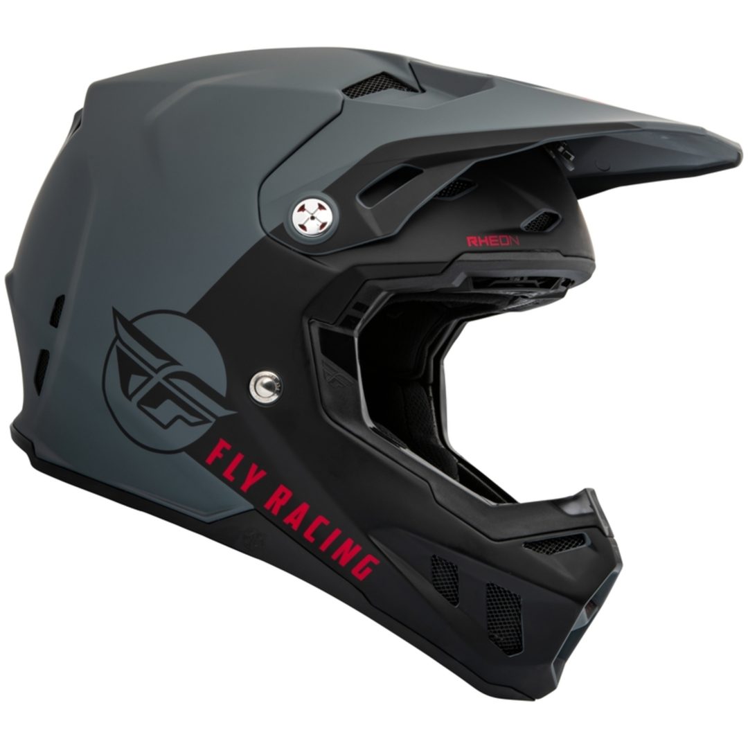 Crosshjelm Formula Cc Centrum Matgrå/sort FLY RACING XS – billede 2