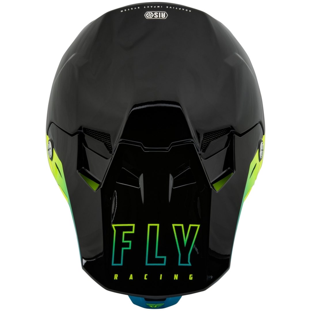 Crosshjelm Formula Cc Centrum Sort/blå/hi-vis FLY RACING XS – billede 4