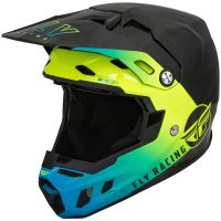 Crosshjelm Formula Cc Centrum Sort/blå/hi-vis FLY RACING