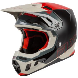 Crosshjelm Formula CC Glide Sort/Rød/Grå FLY RACING